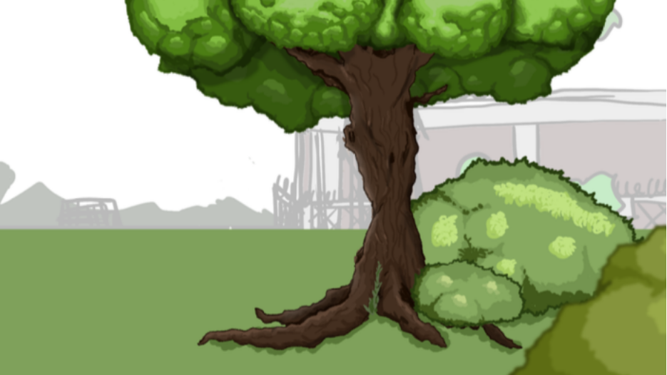 Fondo Árbol y Cancha